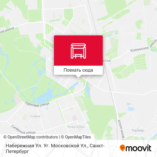 Карта Набережная Ул. Уг. Московской Ул.