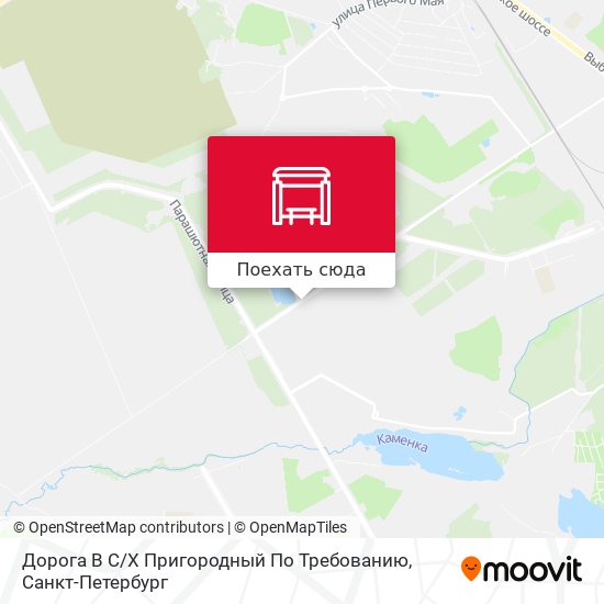 Карта Дорога В С / Х Пригородный По Требованию