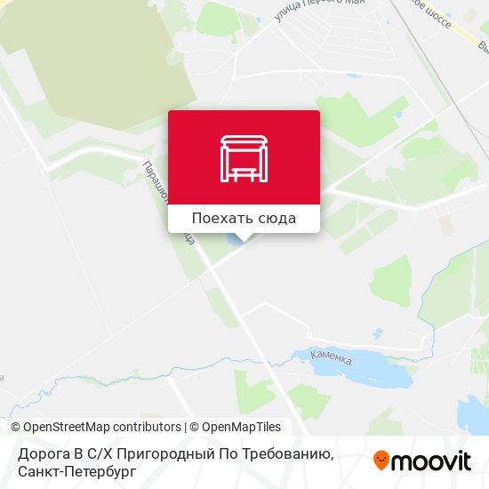 Карта Дорога В С / Х Пригородный По Требованию