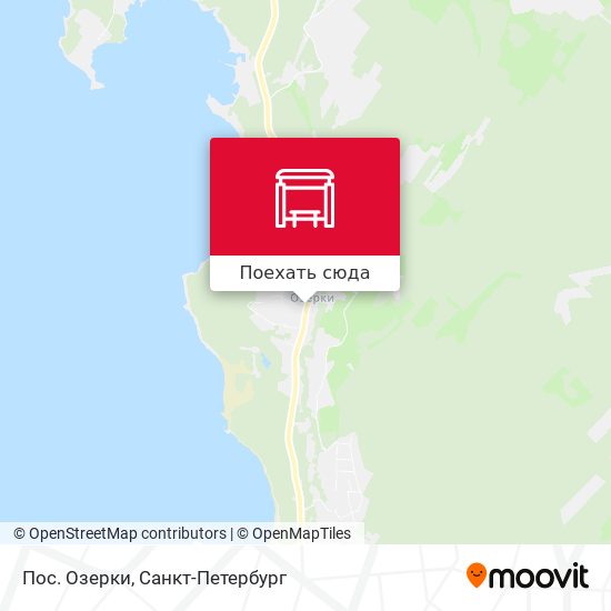 Карта Пос. Озерки