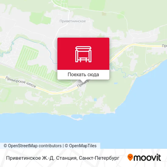 Карта Приветинское Ж.-Д. Станция