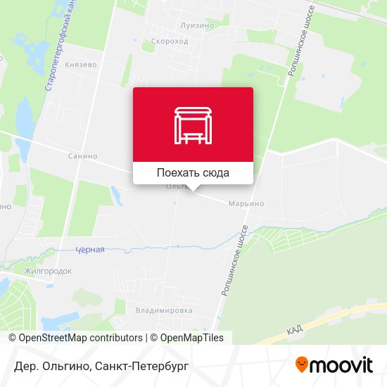 Карта Дер. Ольгино