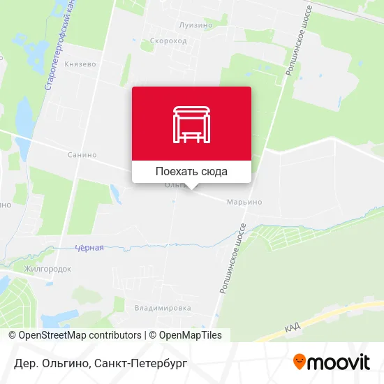 Карта Дер. Ольгино