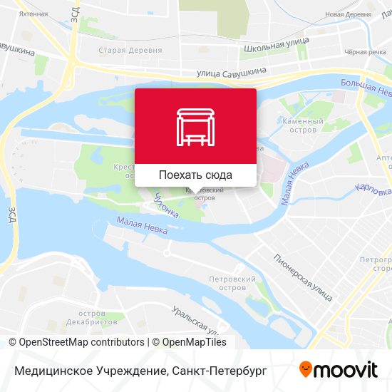 Карта Медицинское Учреждение