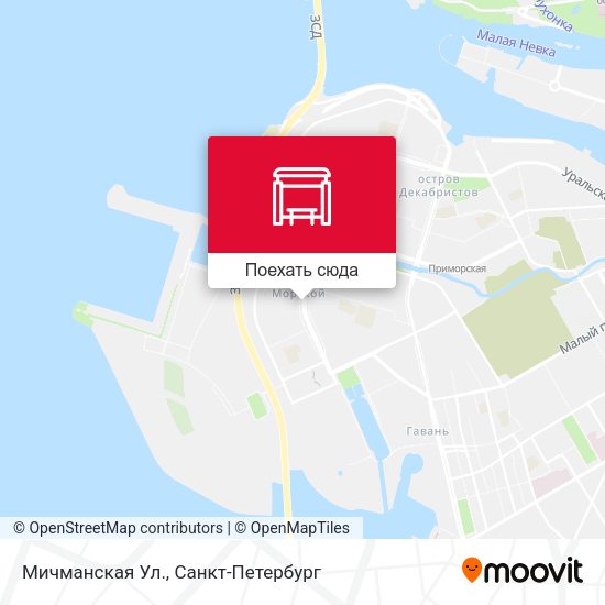 Карта Мичманская Ул.