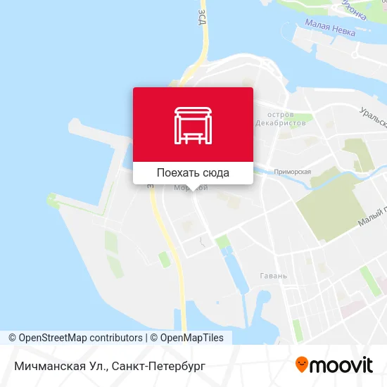 Карта Мичманская Ул.