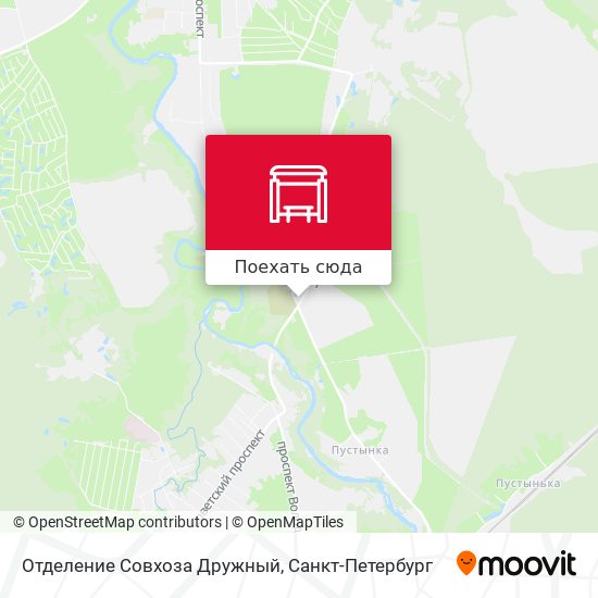 Карта Отделение Совхоза Дружный