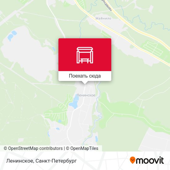 Карта Ленинское
