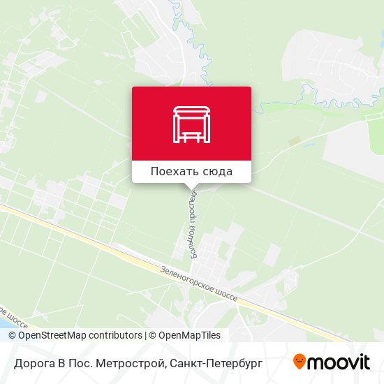Карта Дорога В Пос. Метрострой