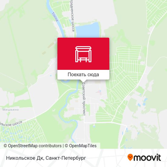 Карта Никольское Дк
