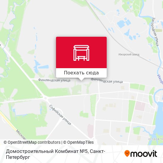 Карта Домостроительный Комбинат №5