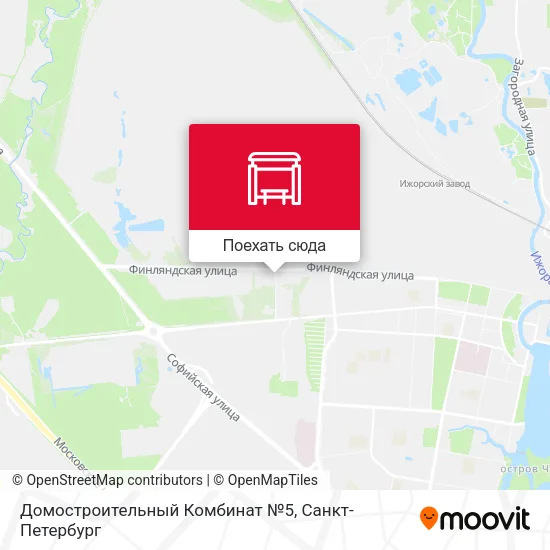 Карта Домостроительный Комбинат №5