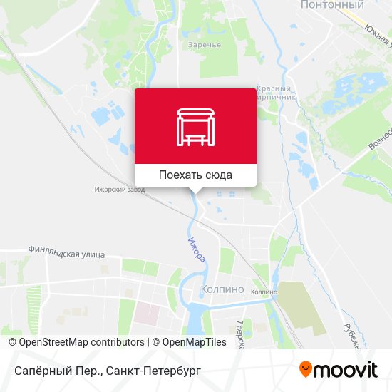 Карта Сапёрный Пер.