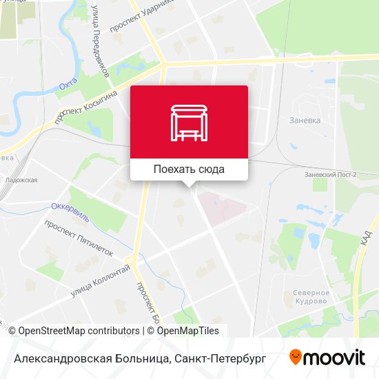 Карта Александровская Больница