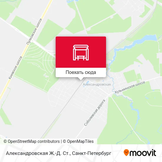 Карта Александровская Ж.-Д. Ст.