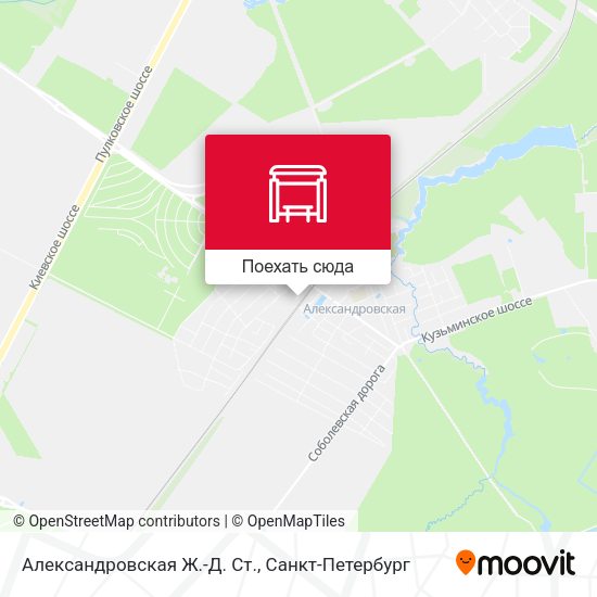 Карта Александровская Ж.-Д. Ст.