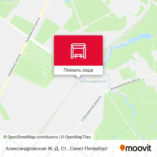 Карта Александровская Ж.-Д. Ст.