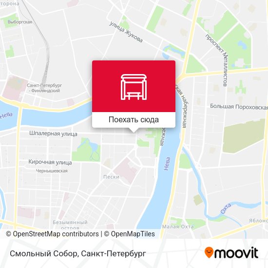 Карта Смольный Собор