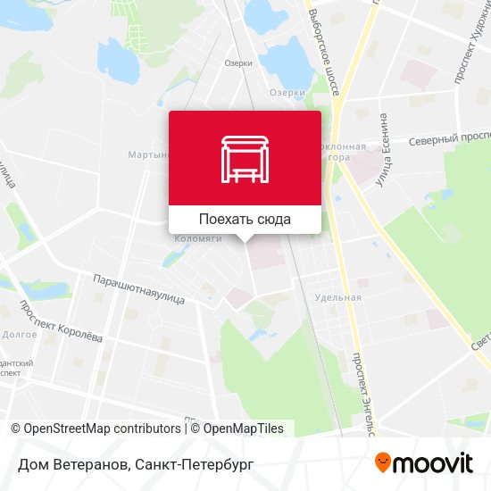Карта Дом Ветеранов