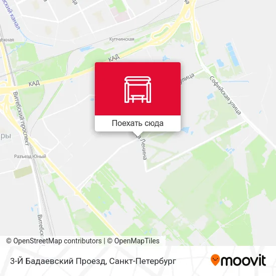 Карта 3-Й Бадаевский Проезд
