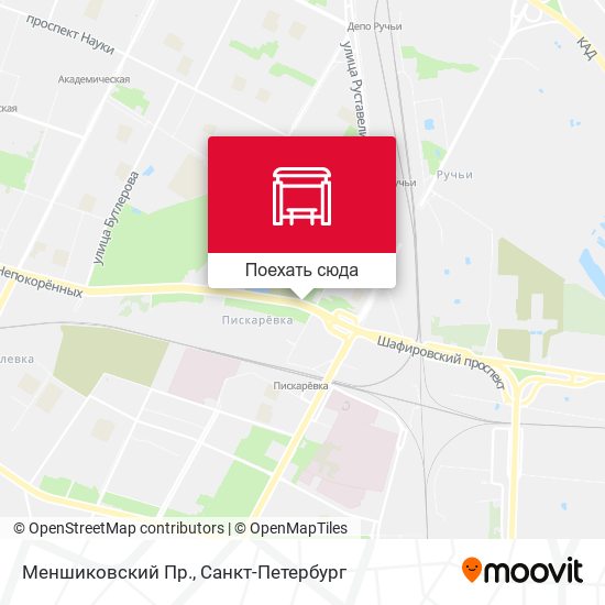 Карта Меншиковский Пр.