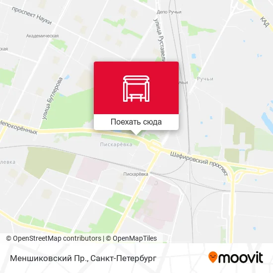 Карта Меншиковский Пр.
