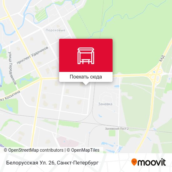 Карта Белорусская Ул. 26