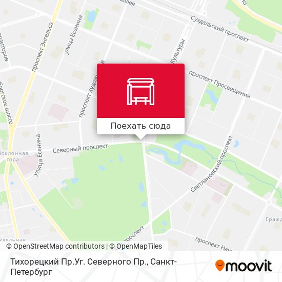 Карта Тихорецкий Пр.Уг. Северного Пр.