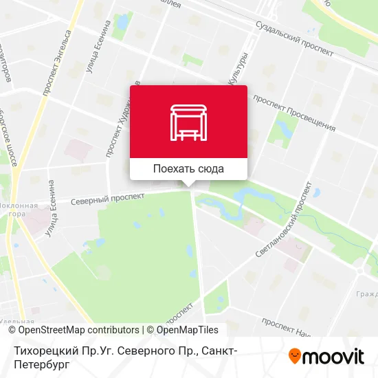 Карта Тихорецкий Пр.Уг. Северного Пр.