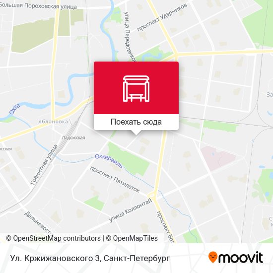 Карта Ул. Кржижановского 3