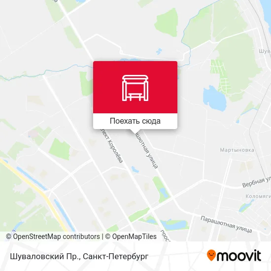 Карта Шуваловский Пр.