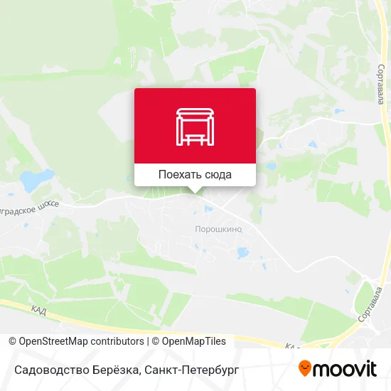 Карта Садоводство Берёзка