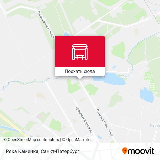 Карта Река Каменка
