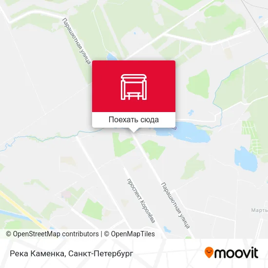 Карта Река Каменка