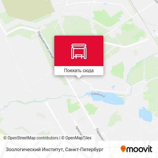 Карта Зоологический Институт