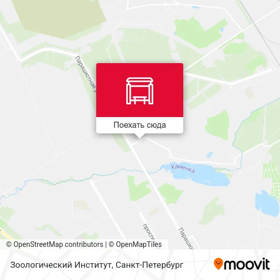 Карта Зоологический Институт