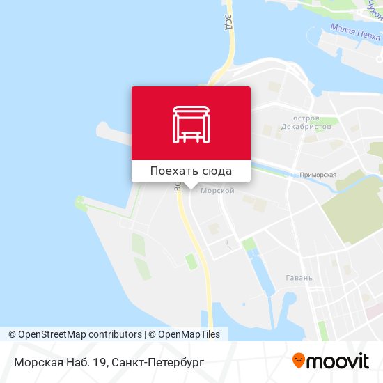 Карта Морская Наб. 19