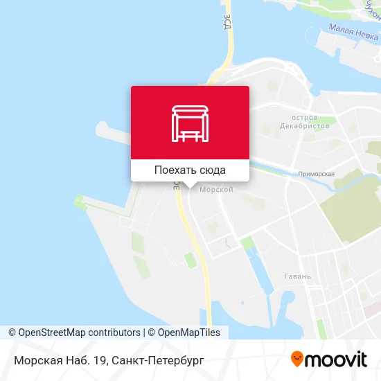 Карта Морская Наб. 19