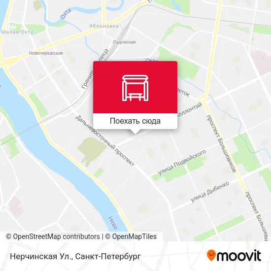 Карта Нерчинская Ул.