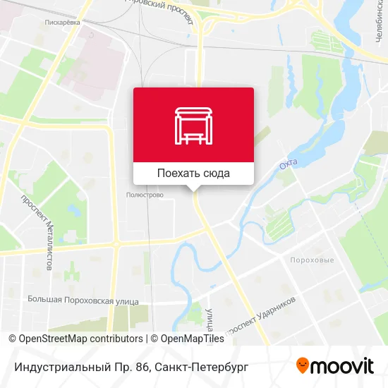Карта Индустриальный Пр. 86