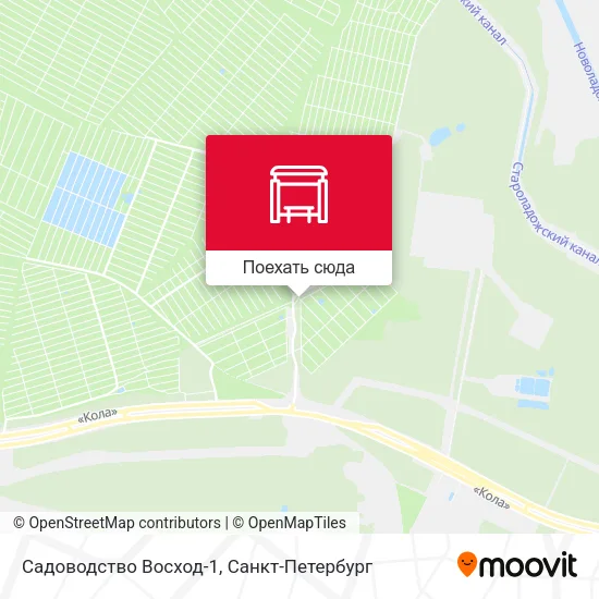 Карта Садоводство Восход-1