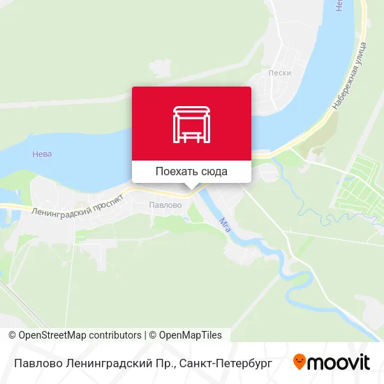 Карта Павлово Ленинградский Пр.
