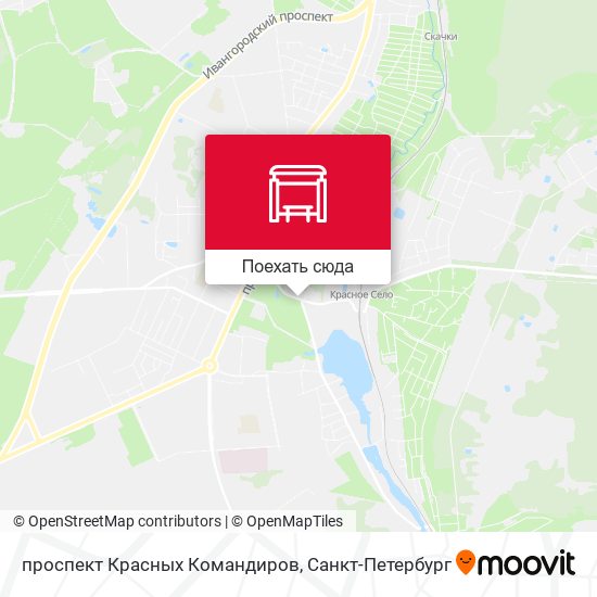 Карта проспект Красных Командиров
