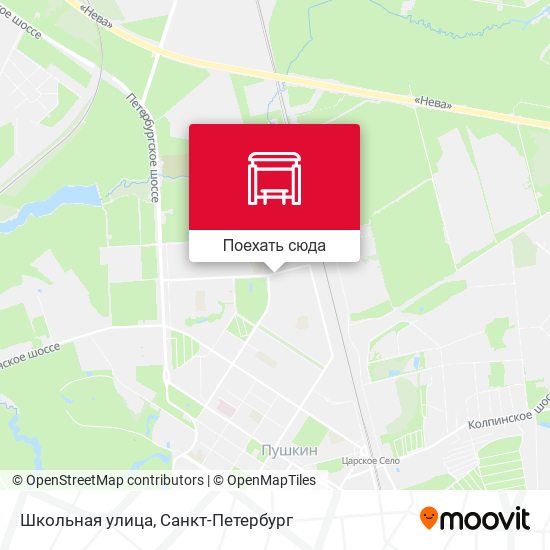 Карта Школьная улица