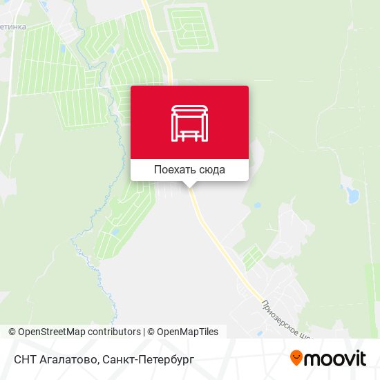 Карта СНТ Агалатово