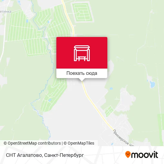 Карта СНТ Агалатово