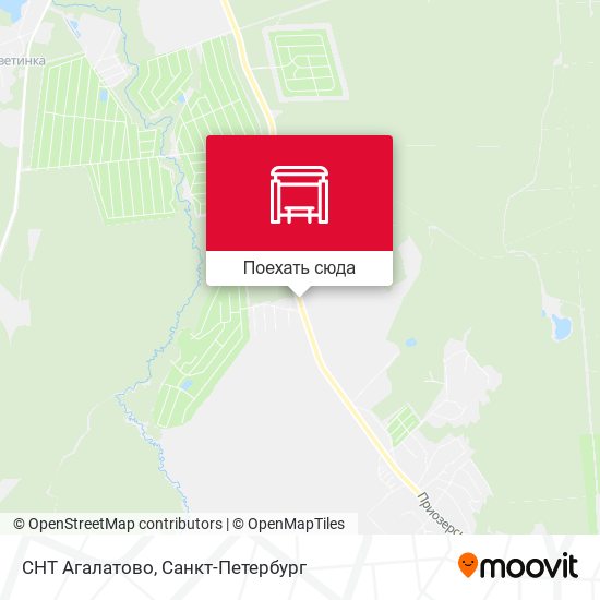 Карта СНТ Агалатово
