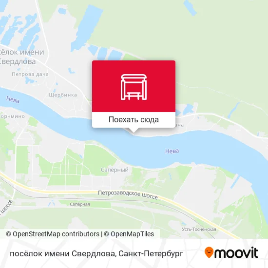 Карта посёлок имени Свердлова