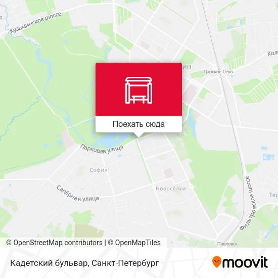 Карта Кадетский бульвар