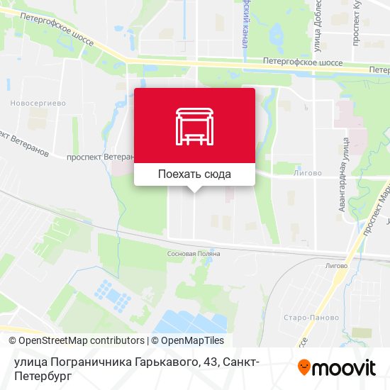 Карта улица Пограничника Гарькавого, 43